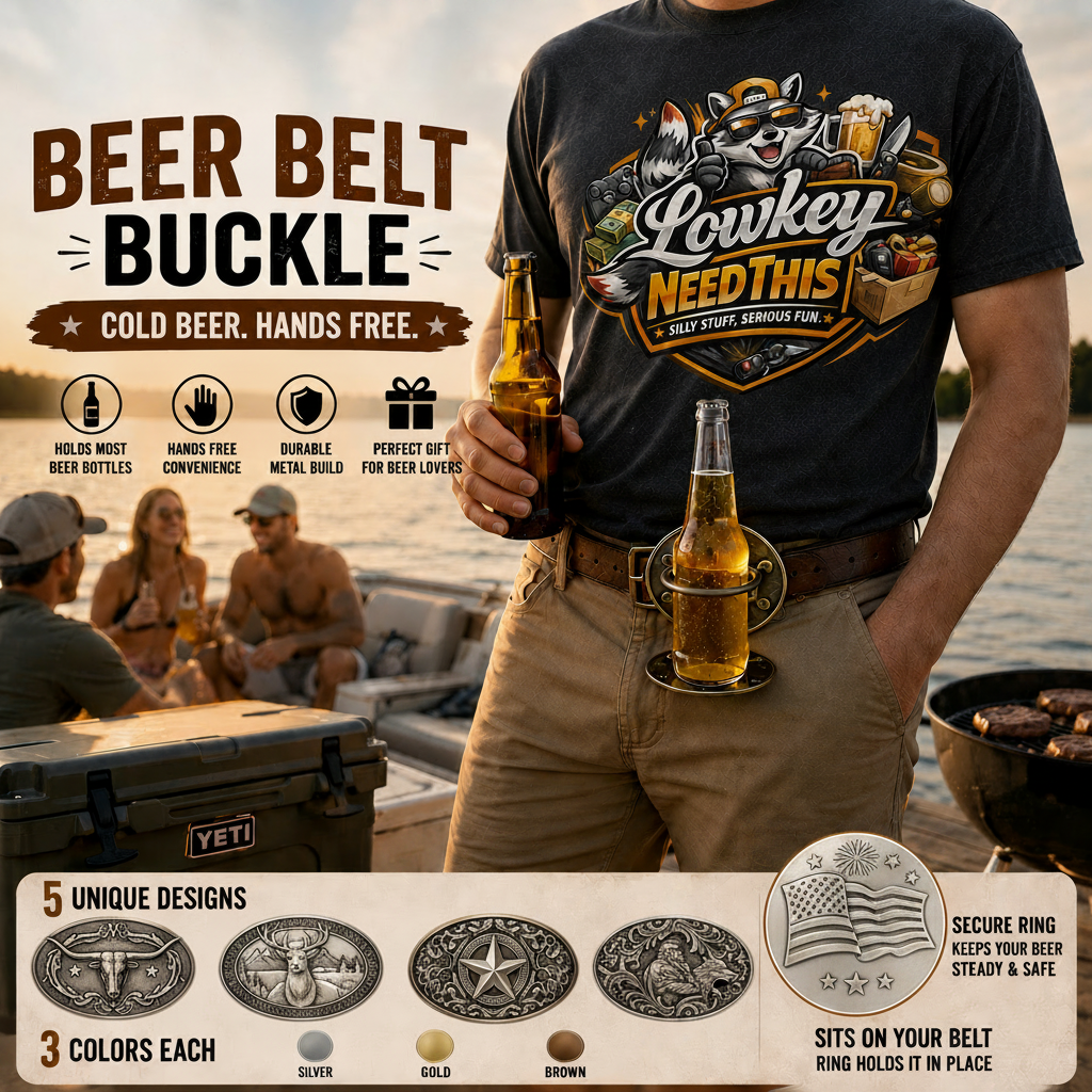 Beer Belt Buckle - 5 Designs Final